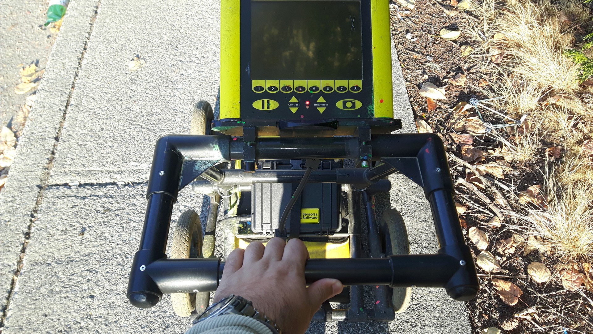 Ground penetrating radar operator